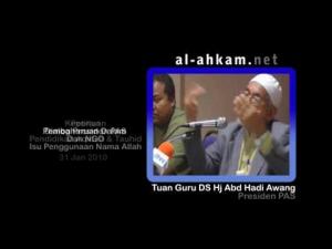 TG Hj Hadi: Wahabi adalah ASWJ.. Asya'irah pun ASWJ.. Maturidiah juga ASWJ..