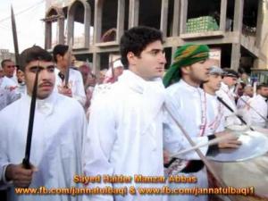 Talwaar ka Matam in Karbala on Yaum-e-Ashura Dated 6 Dec 2011 Video2